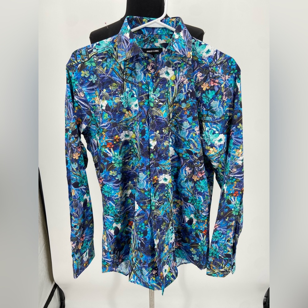 JARED LANG Casual Button Down- New- Large